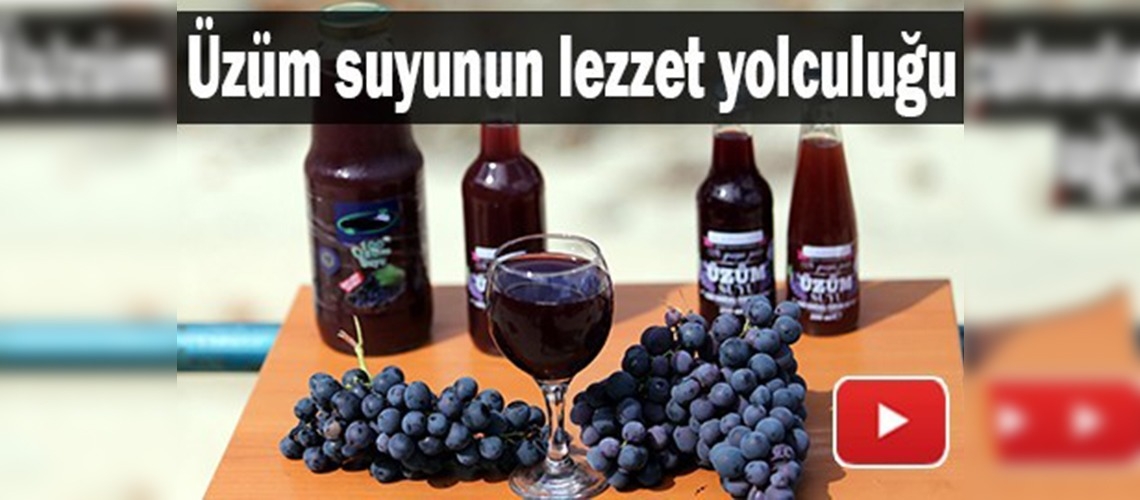 Şarköy bağlarının lezzetli üzüm suları