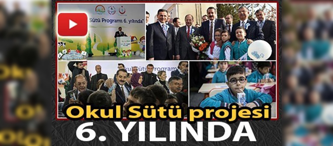 Okul Sütü projesi 6. yılında