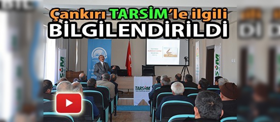 Çankırı'da TARSİM toplantısı