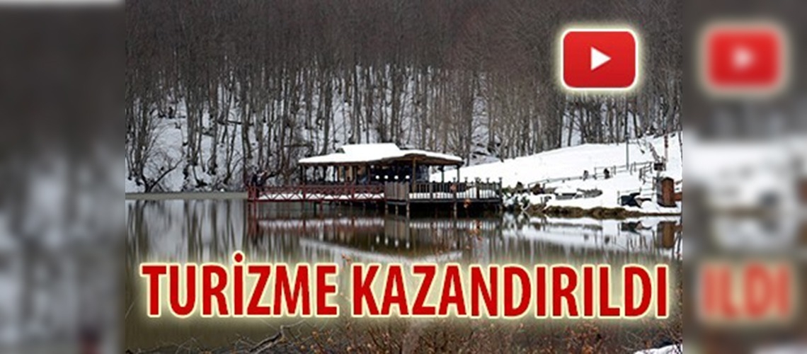 Gölet turizme hizmet ediyor