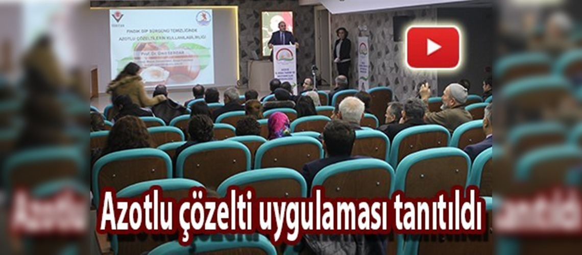 Fındık dip sürgünü temizliğinde yeni yöntem