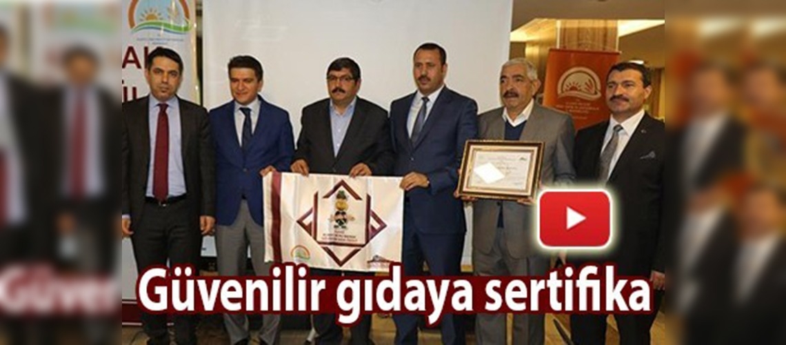 Elazığ'da güvenilir gıdaya sertifika