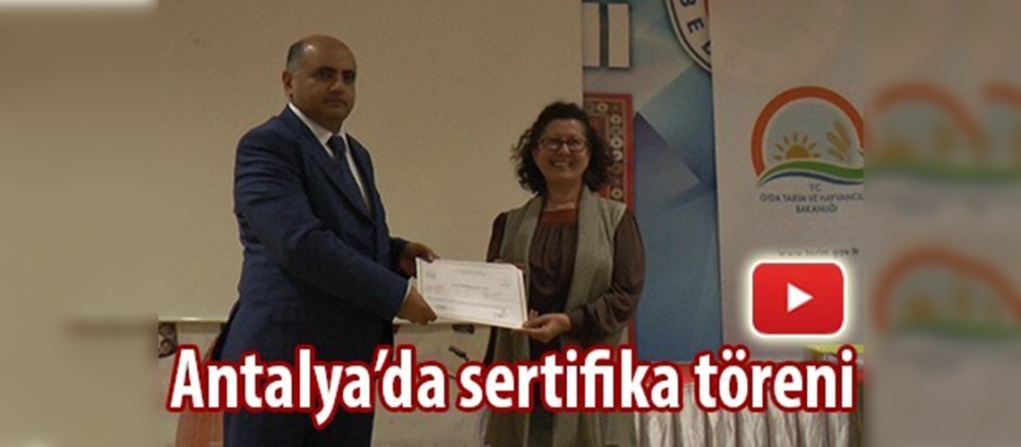 163 üreticiye sertifika