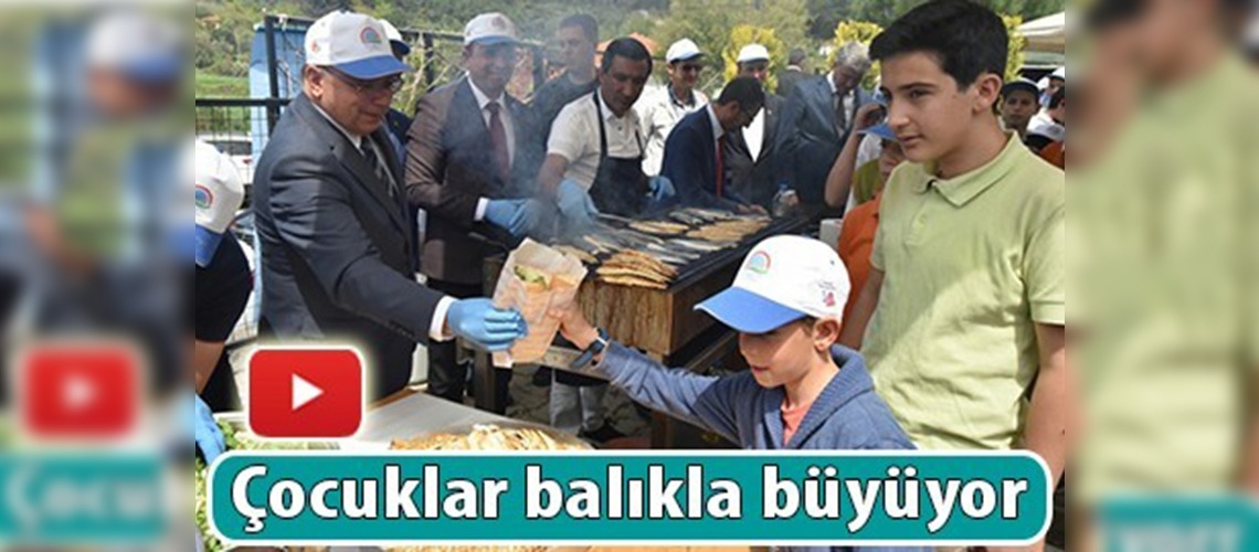 Marmarisli çocuklar balıkla büyüyor