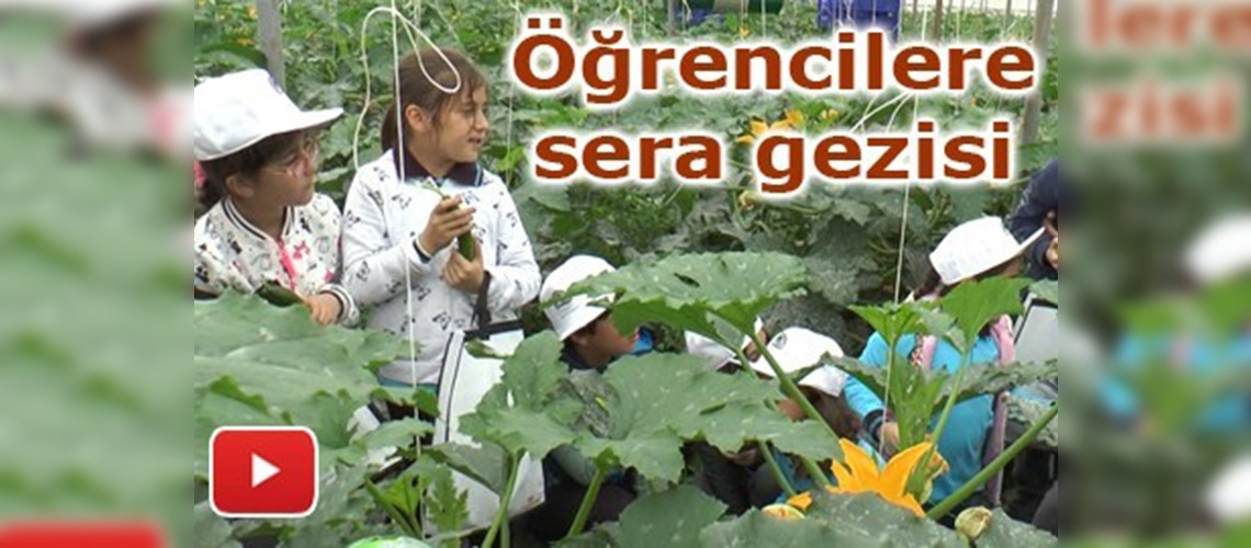 Çocuklar tarımın önemini yerinde öğrendi