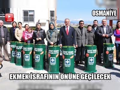 Ekmek israfına karşı örnek proje