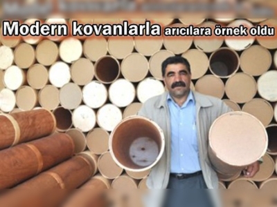 Köyünde arıcılık geleneğini değiştirdi