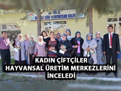 Amasyada kadın çiftçilere teknik gezi