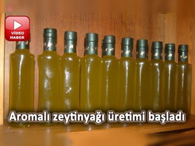 Limonlu, mandalinalı ve sarımsaklı zeytinyağı üretildi