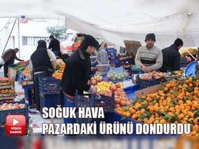 Soğuk hava sebze-meyveyi de vurdu