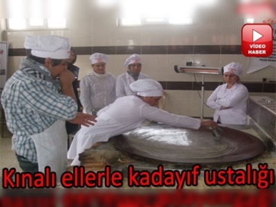 Diyarbakırlı kadınlar kadayıf ustası oldu