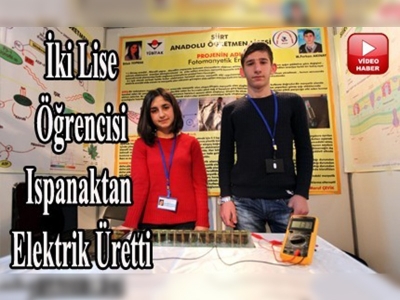 Ispanaktan elektrik ürettiler