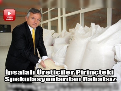 Tüketici gönül rahatlığıyla pirinç tüketsin