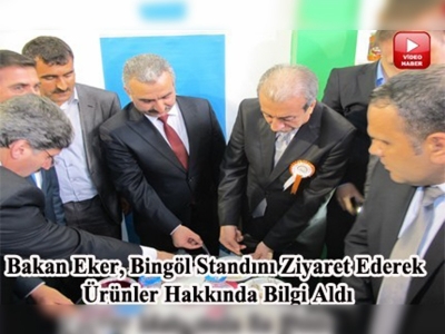 Bingöl ürünleri Diyarbakır Tarım Fuarında tanıtılıyor