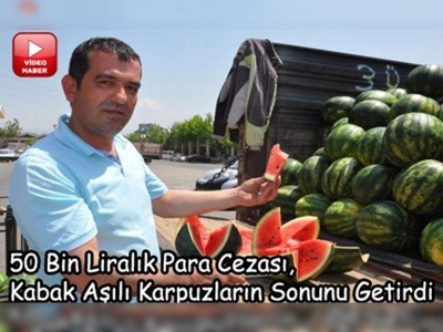 Kabak aşılı karpuza yasak