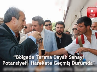 Eker: Güneydoğuda tarıma dayalı sanayi gelişecek