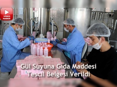 Gül suyu artık içilebilecek