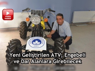 Traktöre alternatif tarım ATV'si tasarladı 