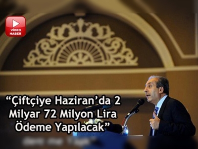 Bakan Ekerden çiftçiye destek müjdesi 