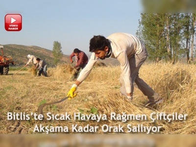 Ramazanda 35 derece sıcakta üretmeye devam 