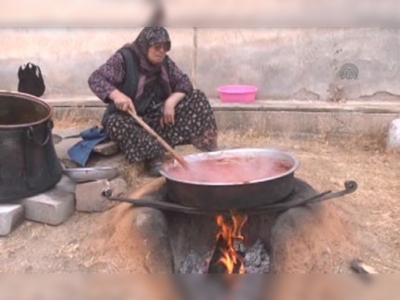 Toroslarda kış hazırlığı şenliğe dönüşüyor 