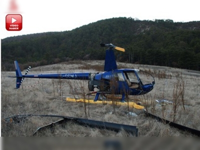 Nallıhanda tarlaya düşen helikopter davalık oluyor 