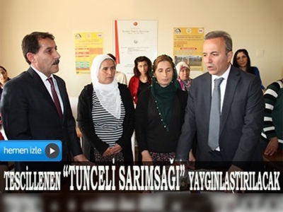 Tuncelide kadınlara sarımsak eğitimi