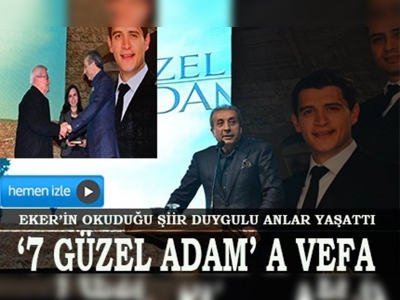 Bakan Eker 7 Güzel Adam dizisinin galasına katıldı