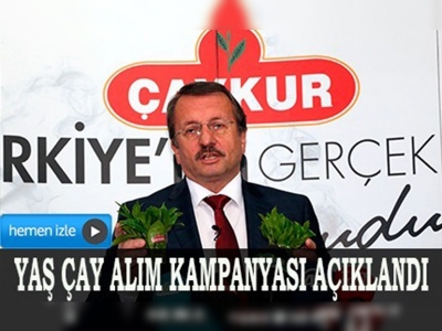 2014 yılı yaş çay alım kampanyası açıklandı