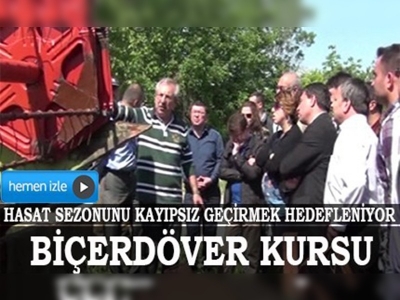 Denizlide biçerdöver kontrolör kursu