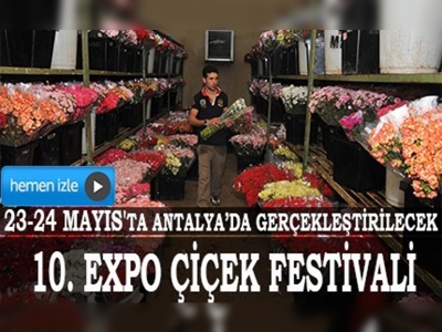 Antalya çiçek festivaline hazırlanıyor