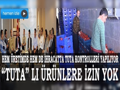 Domates ihracatında tutalı ürünlere izin verilmiyor