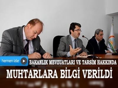 Denizlide muhtarlarla tanışma toplantısı yapıldı