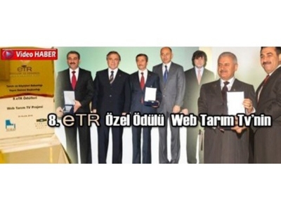 8. E Devlet Türkiye (etr) Özel Ödülü: Web Tarım Tvnin