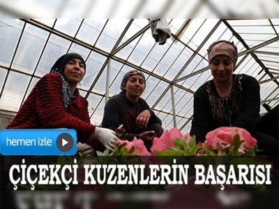 Erzurumlu çiçekçi kuzenlerin başarısı