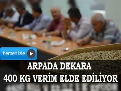 Kırklarelide ilk mahsul arpa borsada