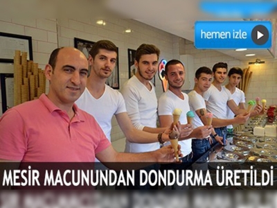 Mesir macunundan dondurma üretildi