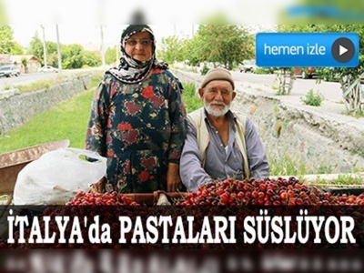 Çankırı kirazı İtalya'da pastaları süslüyor