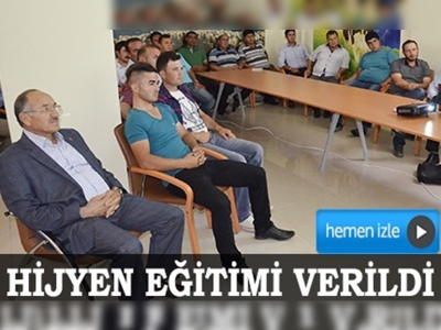 Süt toplama merkezi personeline hijyen eğitimi