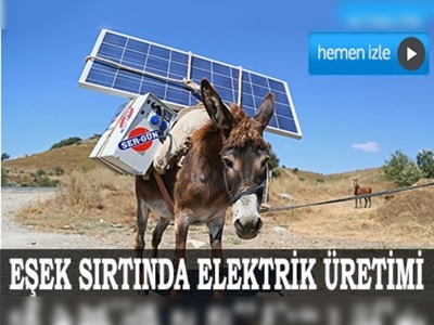 Eşek sırtında elektrik üretimi