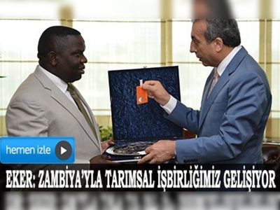 Bakan Eker, Zambiya Dışişleri Bakanı Kabala ile görüştü