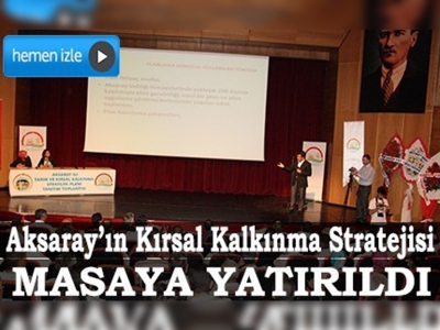 Aksaray’da 'Stratejik Plan' Toplantısı