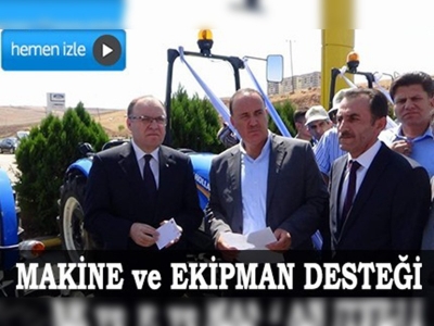 Siirtli çiftçilere makine ve ekipman desteği