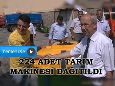 Iğdırda çiftçiye makine yardımı 