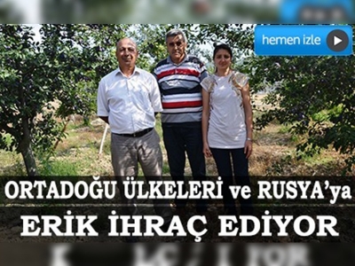 Hobi olarak kurduğu bahçesinde ihracata başladı