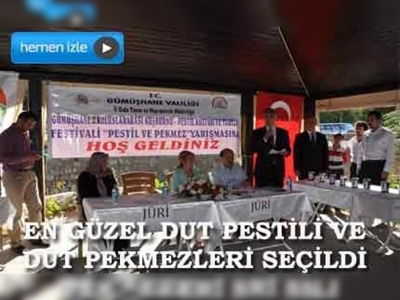 Gümüşhanede Dut Pestili ve Pekmezi Yarışması