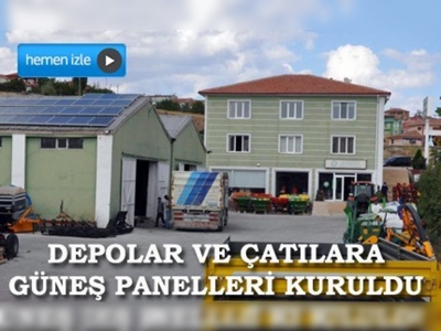 Güneş enerjisiyle elektrik masrafını kâra çevirdiler