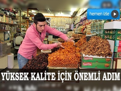 Kuru kayısıda yüksek kalite için önemli adım