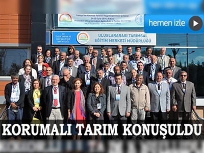 FAOdan Korumalı Tarım Çalıştayı