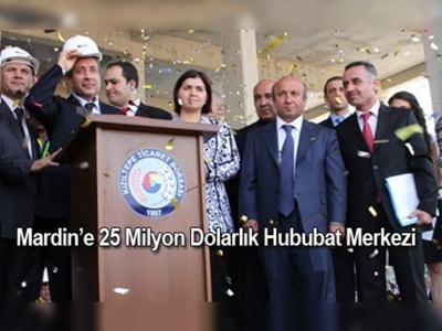 Mardin'de hububat merkezinin temeli atıldı